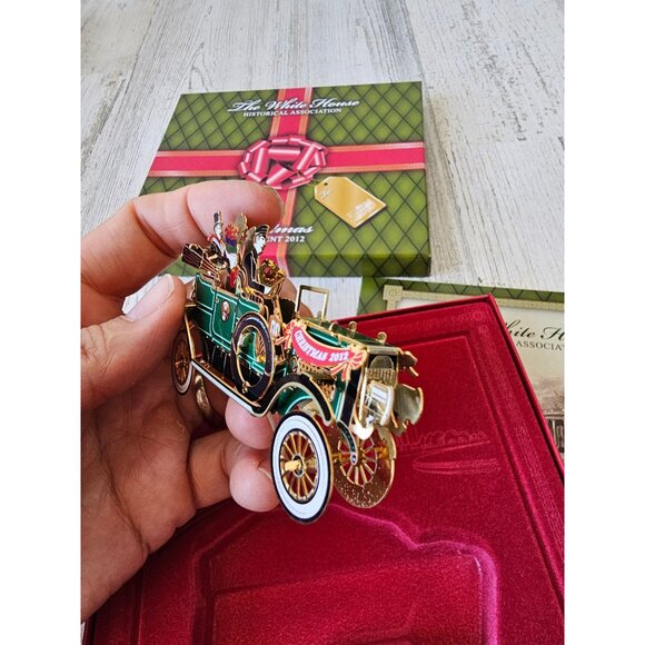 White House Howard Taft 2012 car metal ornament Xmas tree automobile Americana p - Picture 6 of 12